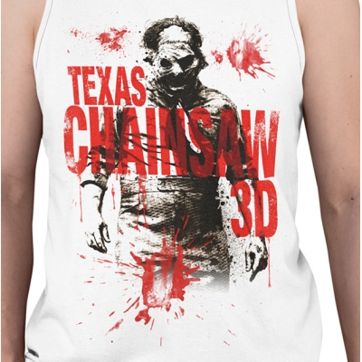 TANK TOP TEXAS MASSACRE BIAŁA